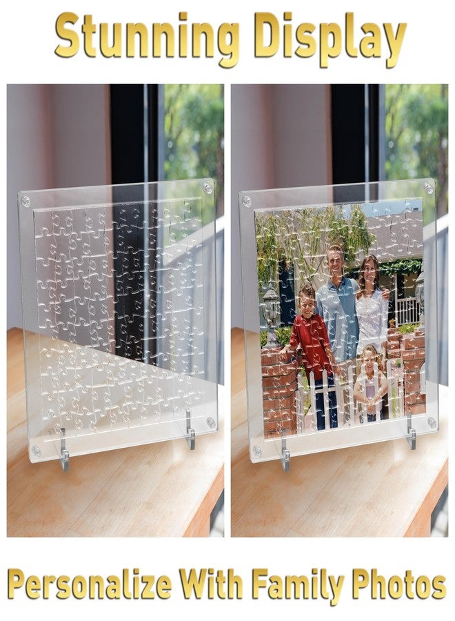 Funwares 100-piece ImPuzzable Clear Puzzle - Insanely Hard Brain Teaser for Adults - Acrylic Jigsaw with False Edges and Fale Corners - Funny White Elephant Gift - Image 5